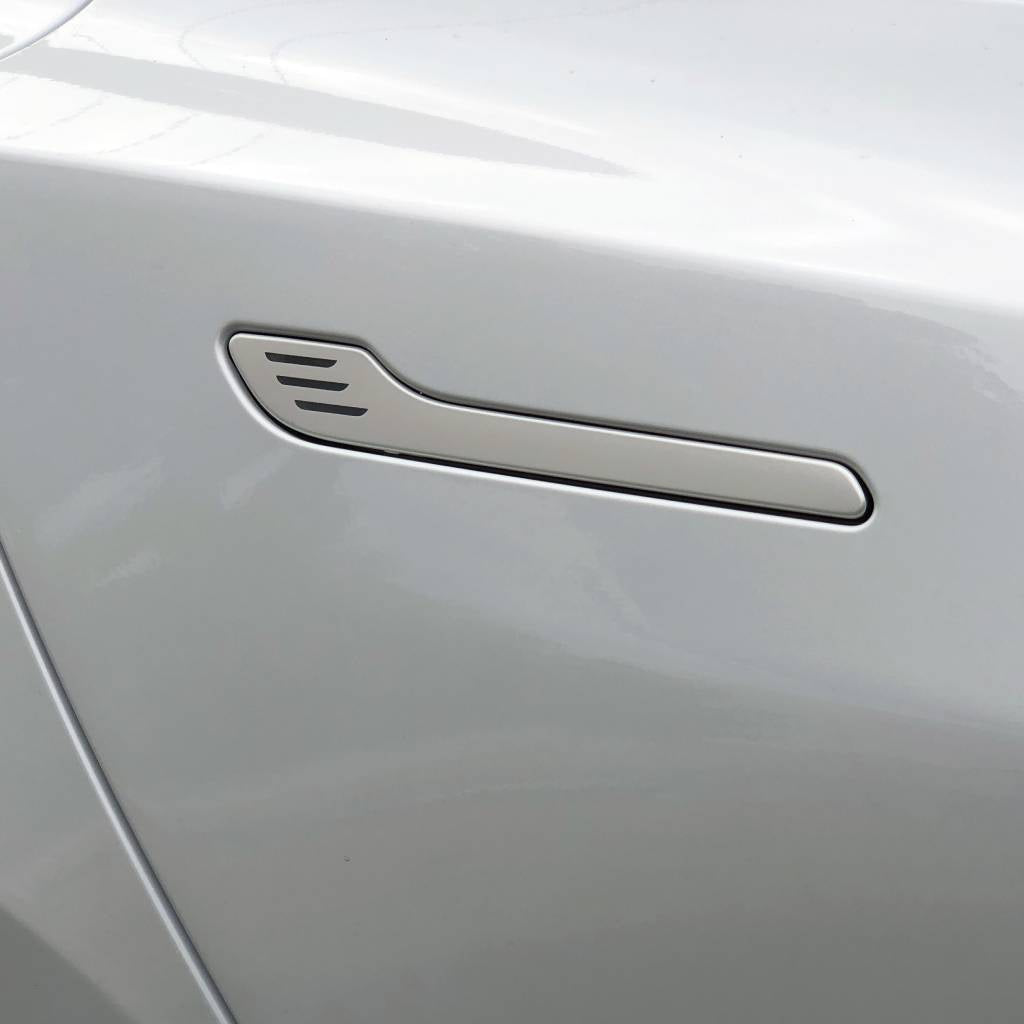 Tesla model 3 on sale white door handles