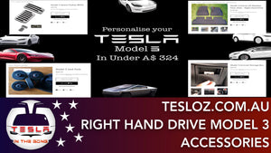 Right Hand Drive Model 3 Accessories