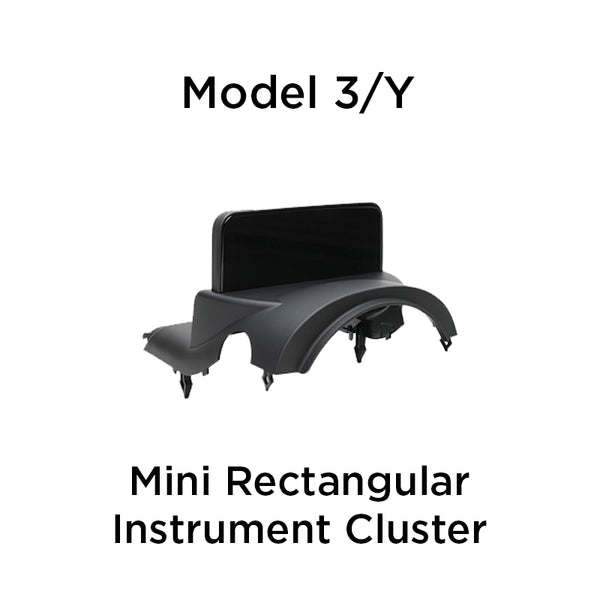 Model 3/Y Mini Rectangular Instrument Cluster